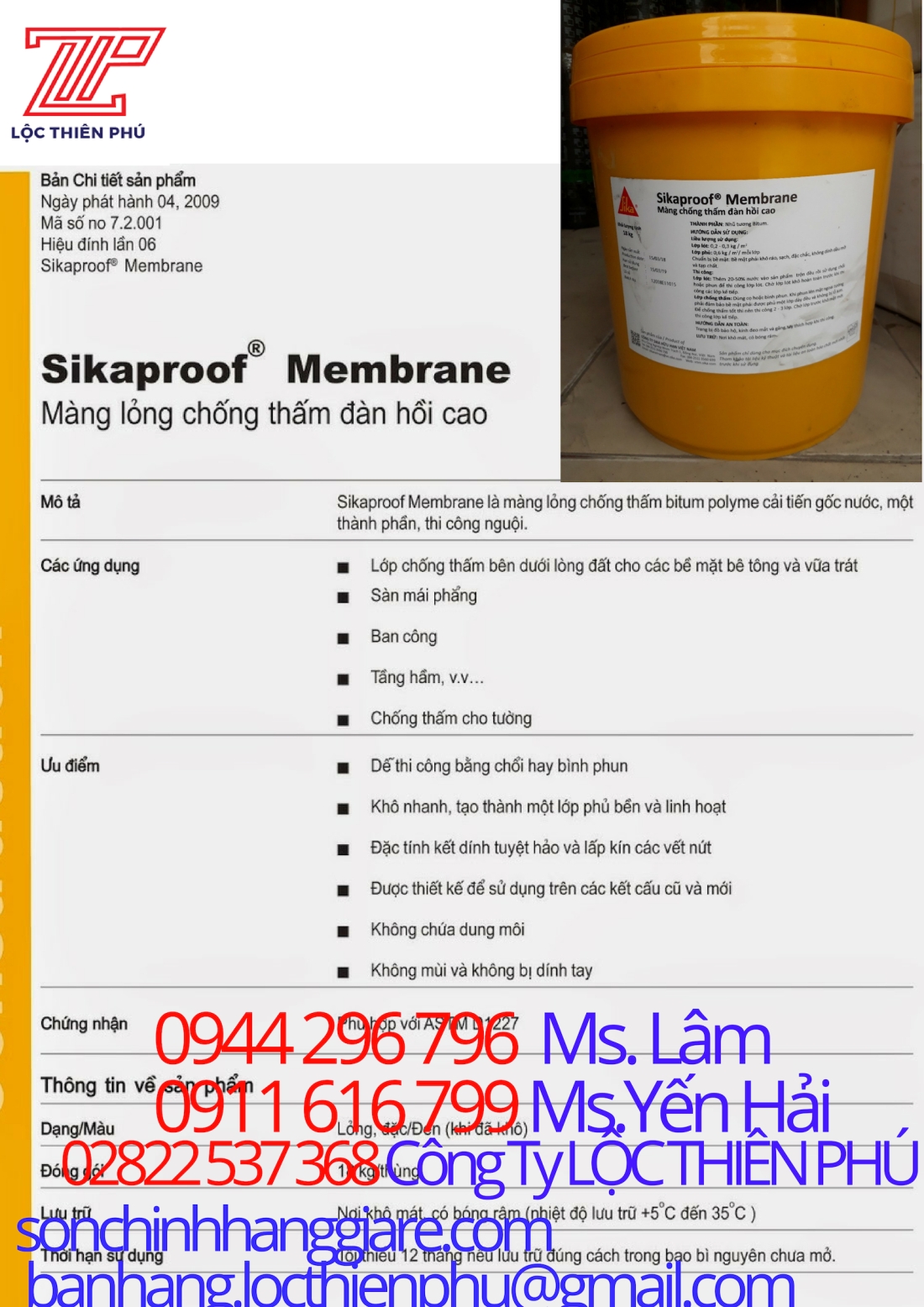 giá-sika-membrane-thùng 18kg-chính-hãng-rẻ-nhất